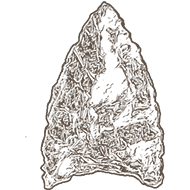 CHERT arrowhead mark